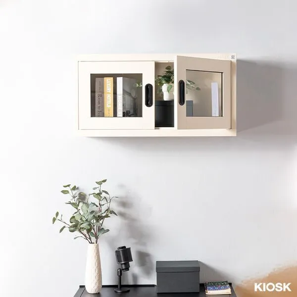 Hanging book cabinet