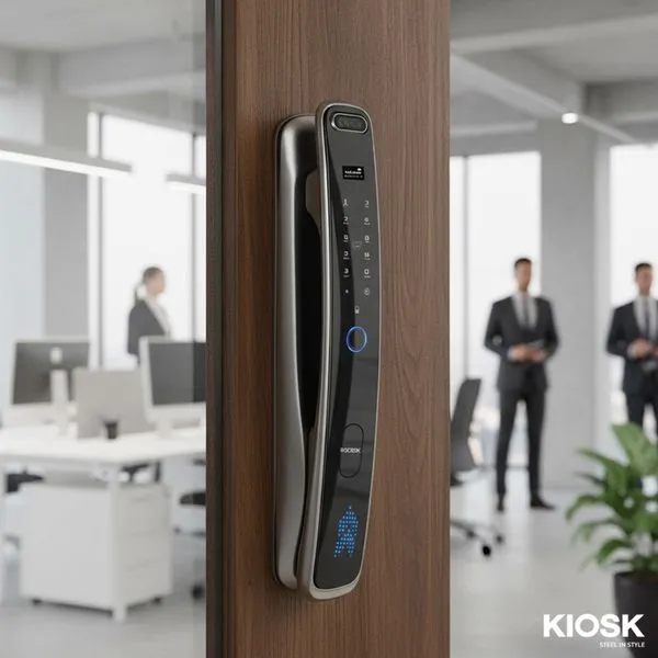 Smart Digital Door Lock with face recognition/finger scan/code/NFC card/Mobile