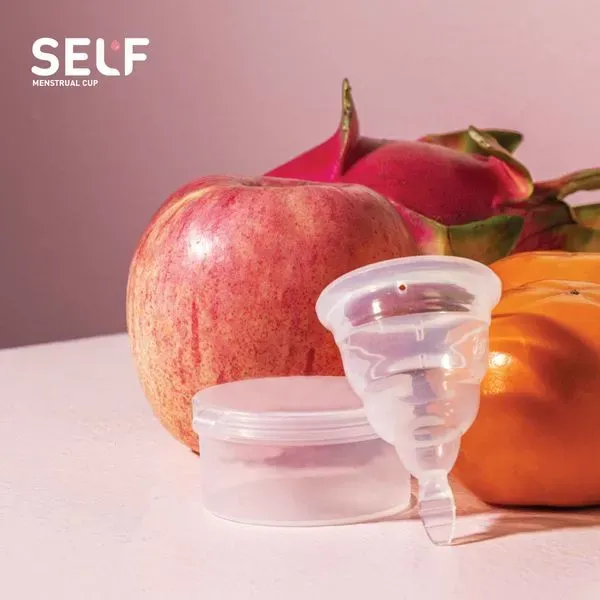 Self cup - Menstrual cup in Liquid Silicone with traveling case