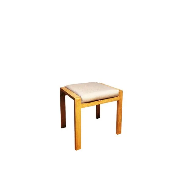 Wooden stool -Beige Sheep model, white oak color