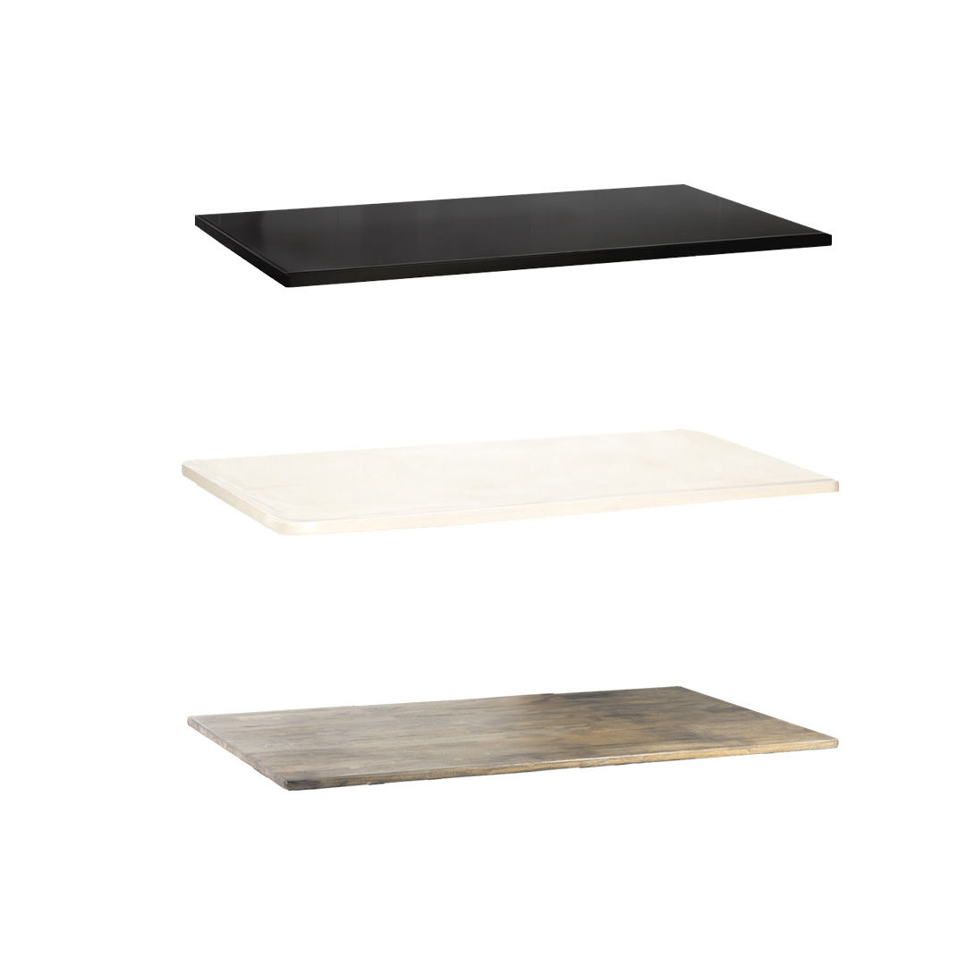 Metamix Table Top, 120 cm size, available in 2 materials and 2 colors