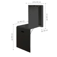 Folding wall Table - Piega collection-11