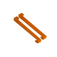 Steel Hooks for Pegboard with Stand (Model RP-10), Set of 2-3