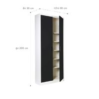 High cabinet - open door-6