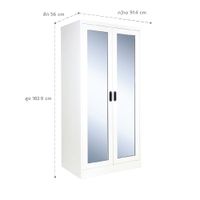 Lemari Pakaian dengan Pintu Kaca-6