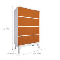 တံခါး ၁၂ ပေါက်ပါသော Locker-9