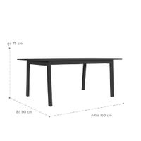 PUNTO Dinning Table 150cm-5