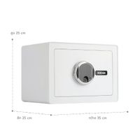 Anti-theft safe for home in finger scan system and digital code-1