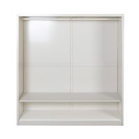 KIOSK SDS-160K Sliding Door Steel Wardrobe 160 cm with Rail-2