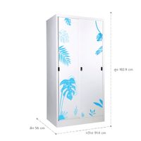 Sliding door wardrobe-Monsterla graphic -3