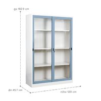 ဘေးဆွဲမှန်တံခါးဗီဒို 120 cm-3