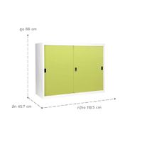 Lemari dengan Pintu Geser 4ft-6
