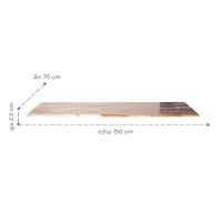 Meja Bagian atas Kayu Akasia (50 cm)-2