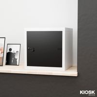 KIOSK Uni-box steel door 1 Removable Shelf Lock Options-1