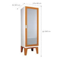 Lemari Pakaian Pintu Kaca-6
