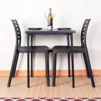Dining table for 2 seat -Steel top-1