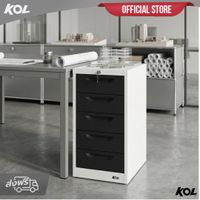 KOL 5-Drawer Filing Cabinet for Documents and Equipment with Automatic Locking Key