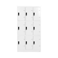 KOL 9-Door Locker Cabinet with 2 Keys per Compartment-1