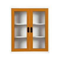 2 glass door book cabinet - 40cm. Depth-12