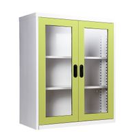 2 glass door book cabinet - 40cm. Depth-4