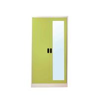Open door-capsule handle mirror wardrobe-8