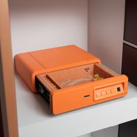 Jewelry safe with finger scan system or pin-11