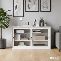 Sliding glass door cabinet 4 ft.