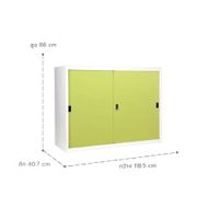 Sliding door cabinet 4 ft.-6