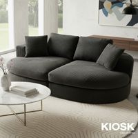 โซฟา Love Seat 2 ที่นั่ง กำมะหยี่หรู ฟองน้ำหนาแน่นสูง (30 Density)-2